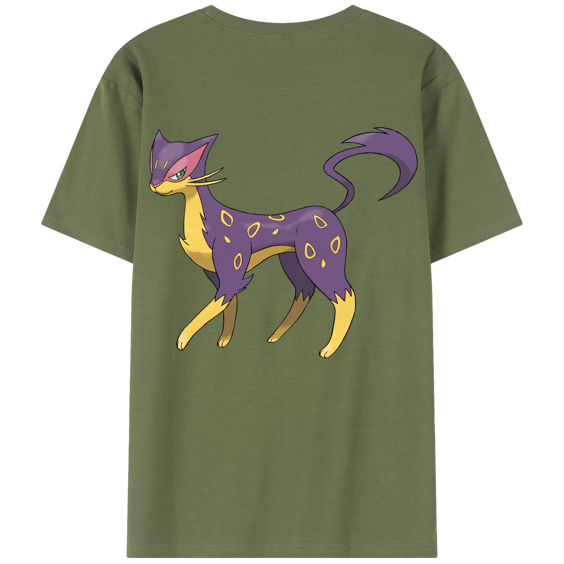 （画像用） ポケットモンスター Pokémon 綿100％半袖Tシャツ（背面プリント）